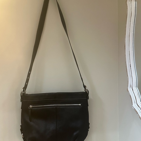 Coach Black Leather Shoulder Bag - Picture 2 of 4